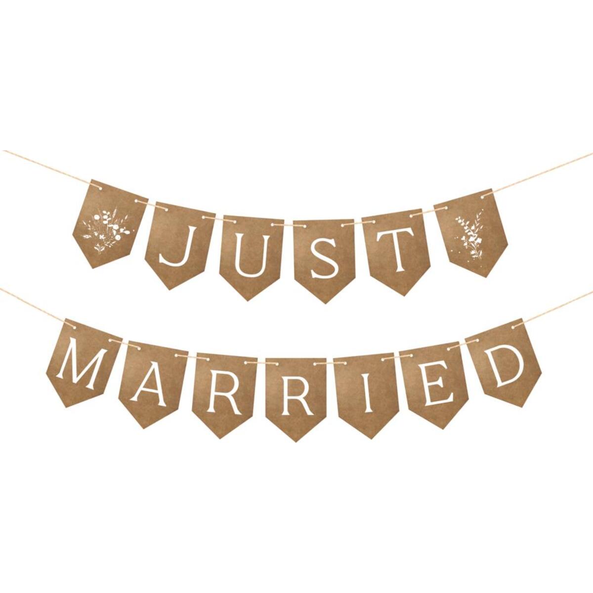 DIY-Girlande »Just Married« von Coppenrath F