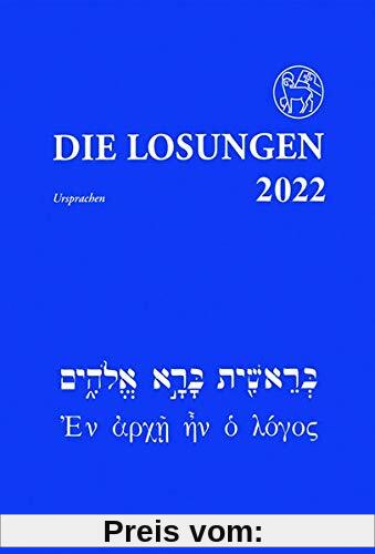 DIe Losungen in der Ursprache 2022: Hebräisch und Altgriechisch