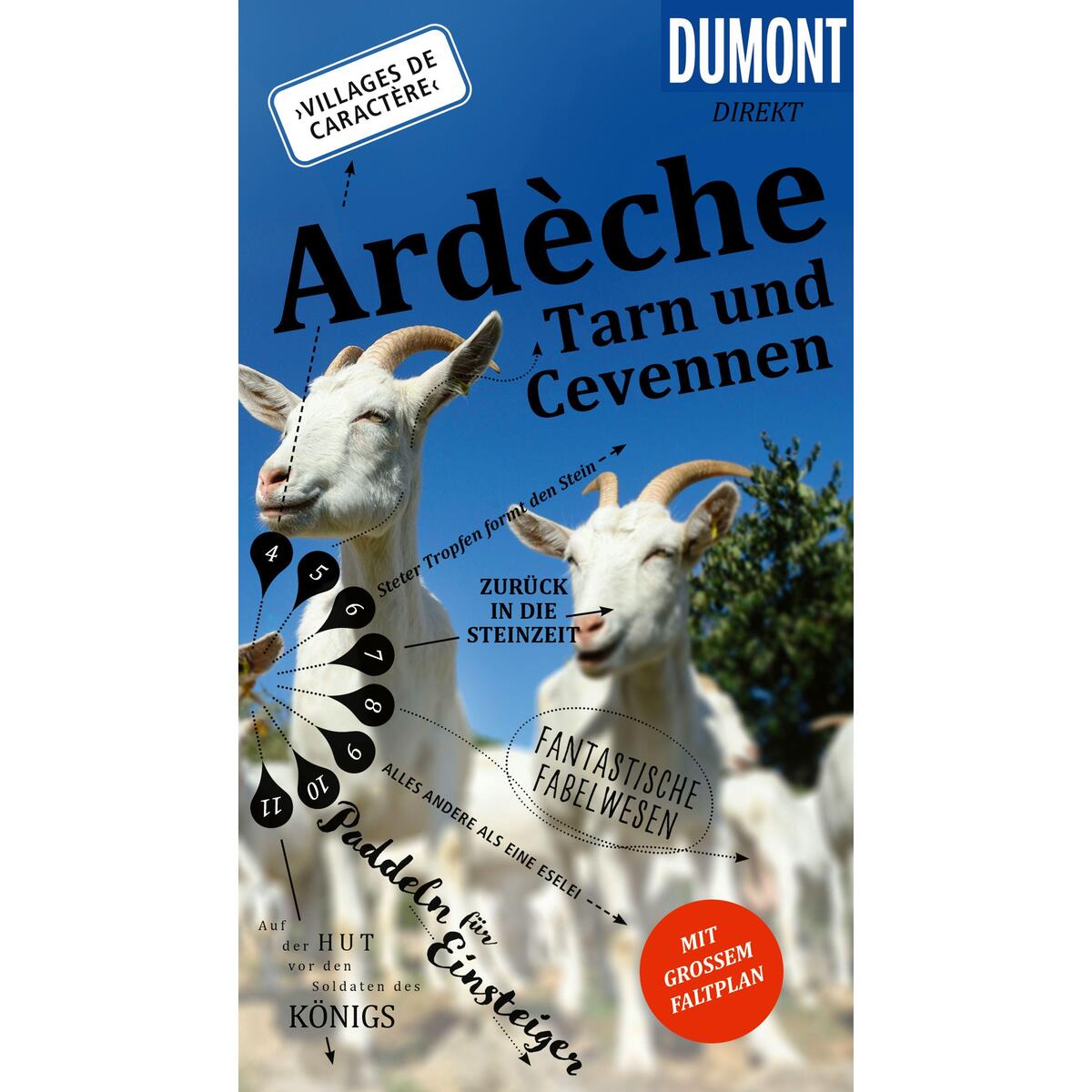 DUMONT direkt Reiseführer Ardeche, Tarn und Cevennen von Dumont Reise Vlg GmbH + C