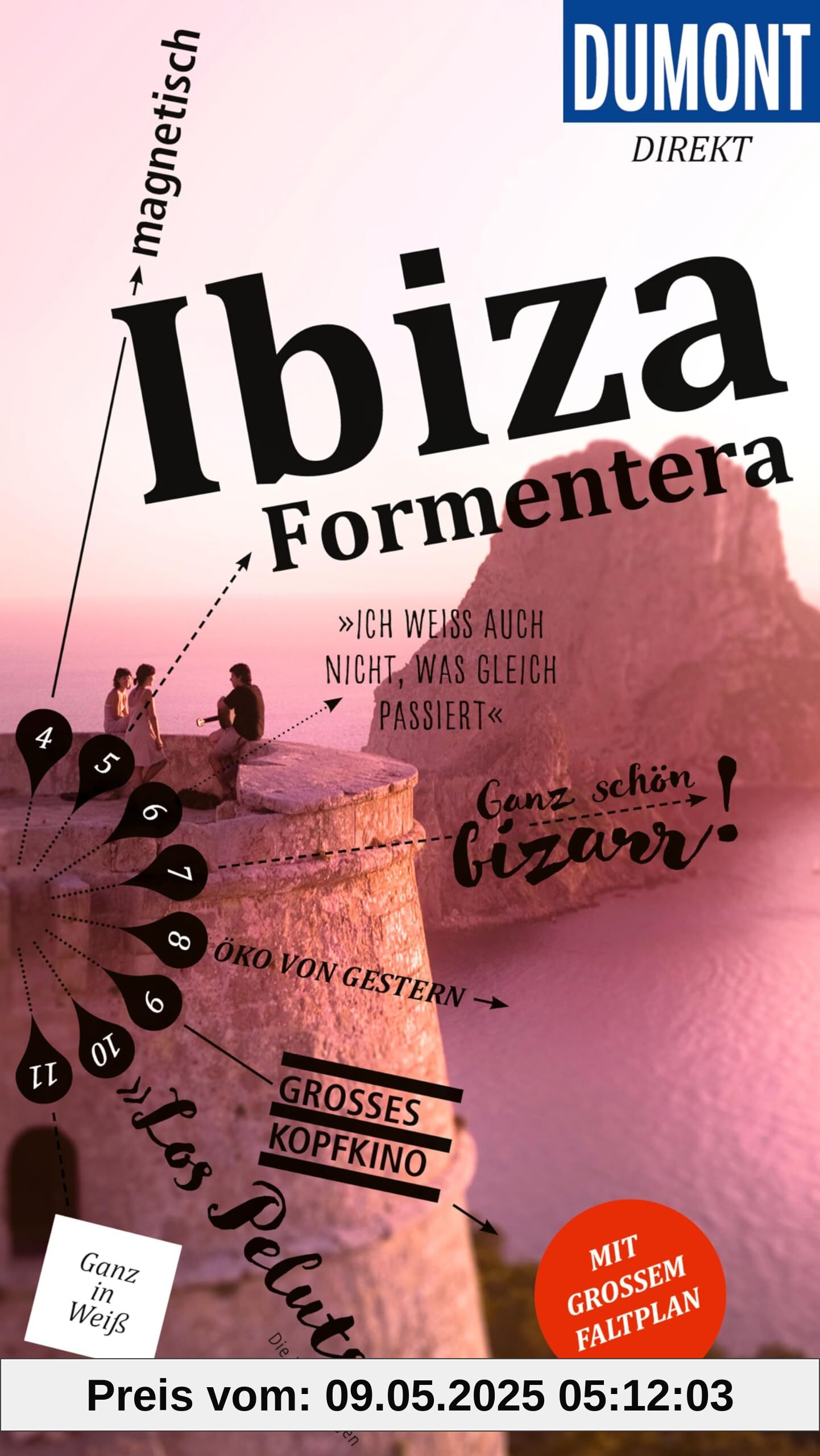 DUMONT direkt Reiseführer Ibiza, Formentera: Mit großem Faltplan