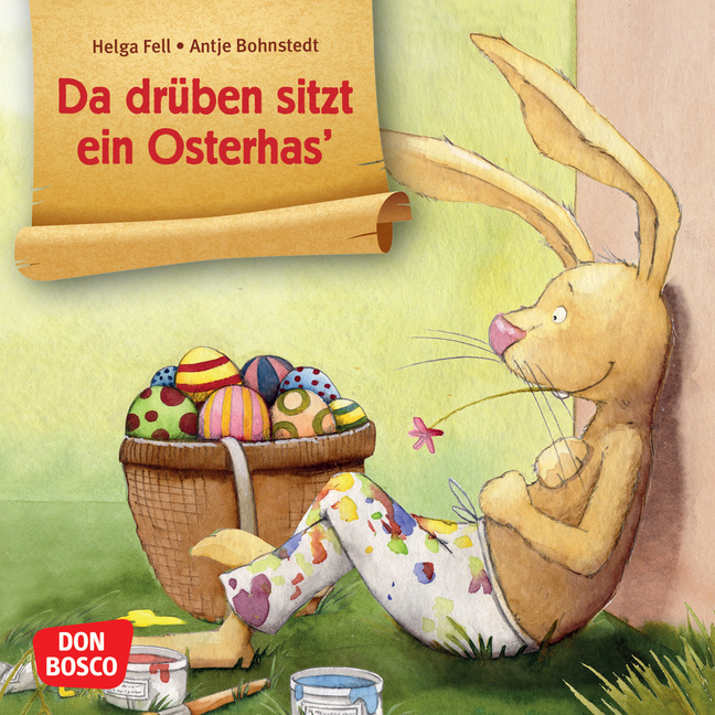 Da drüben sitzt ein Osterhas. Mini-Bilderbuch. von Don Bosco Medien