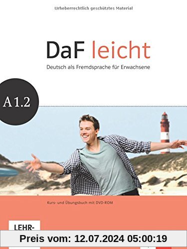 DaF leicht / Kurs- und Übungsbuch mit DVD-ROM A1.2