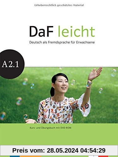 DaF leicht A2.1: Kurs- und Übungsbuch + DVD-ROM