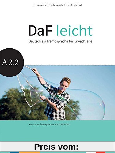DaF leicht A2.2: Kurs- und Übungsbuch + DVD-ROM