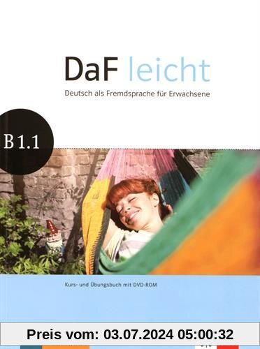 DaF leicht B1.1: Kurs- und Übungsbuch + DVD-ROM