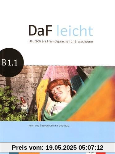 DaF leicht B1.1: Kurs- und Übungsbuch + DVD-ROM