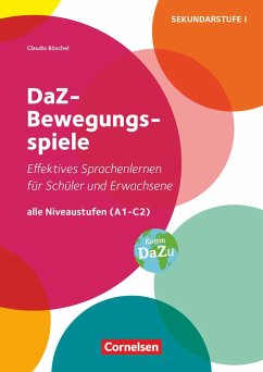 DaZ-Bewegungsspiele - Effektives Sprachenlernen für Schüler und Erwachsene von Cornelsen Verlag Scriptor