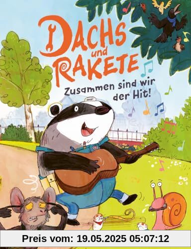 Dachs und Rakete - Zusammen sind wir der Hit!: Vierfarbiges Bilderbuch