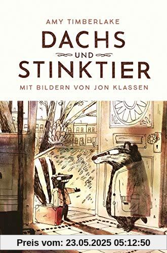 Dachs und Stinktier