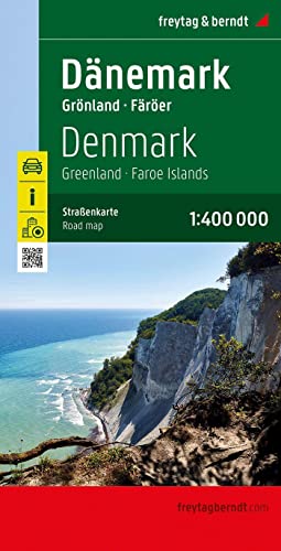 Dänemark, Straßenkarte 1:400.000, freytag & berndt: Grönland - Färöer (freytag & berndt Auto + Freizeitkarten)