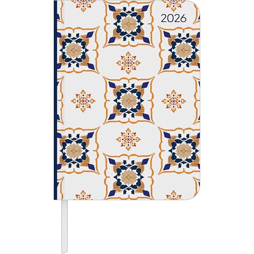 Daily Journal Oriental 2026 - Taschen-Kalender A6 - Elefant - Day By Day - 352 Seiten - Notiz-Buch - Alpha Edition von ALPHA EDITION