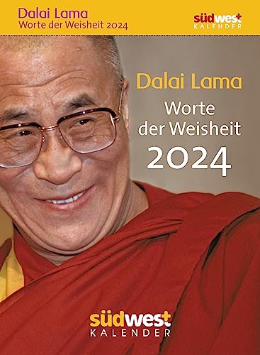 Dalai Lama - Worte der Weisheit 2024 - Tagesabreißkalender zum Aufstellen oder Aufhängen von Suedwest Verlag