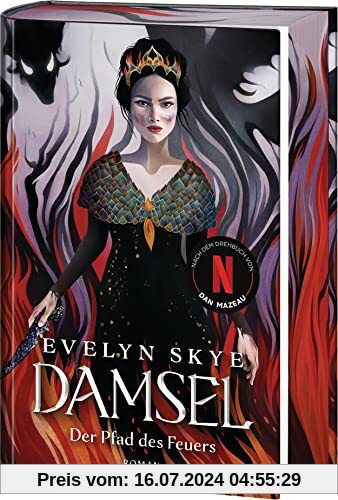 Damsel – Der Pfad des Feuers: Mit farbig gestaltetem Buchschnitt – nur in limitierter Erstauflage der gedruckten Ausgabe - Roman