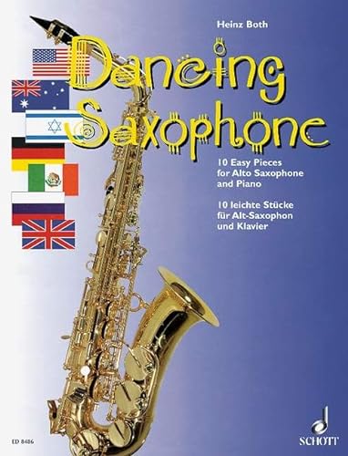 Dancing Saxophone: 10 leichte Stücke. Alt-Saxophon und Klavier.