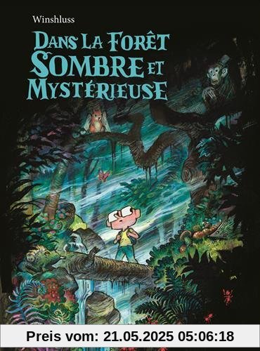Dans la forêt sombre et mystérieuse