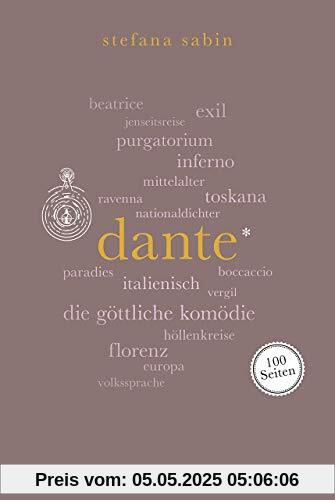 Dante. 100 Seiten (Reclam 100 Seiten)