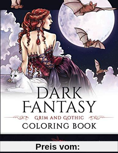 Dark Fantasy Coloring Book: Grim and Gothic (Fantasy Coloring by Selina)