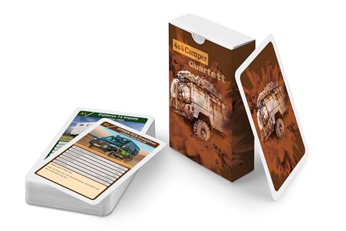 Das 4x4 Camper Quartett: 32 Karten voll Spielespaß für Offroad-Begeisterte von Dolde Medien Verlag GmbH
