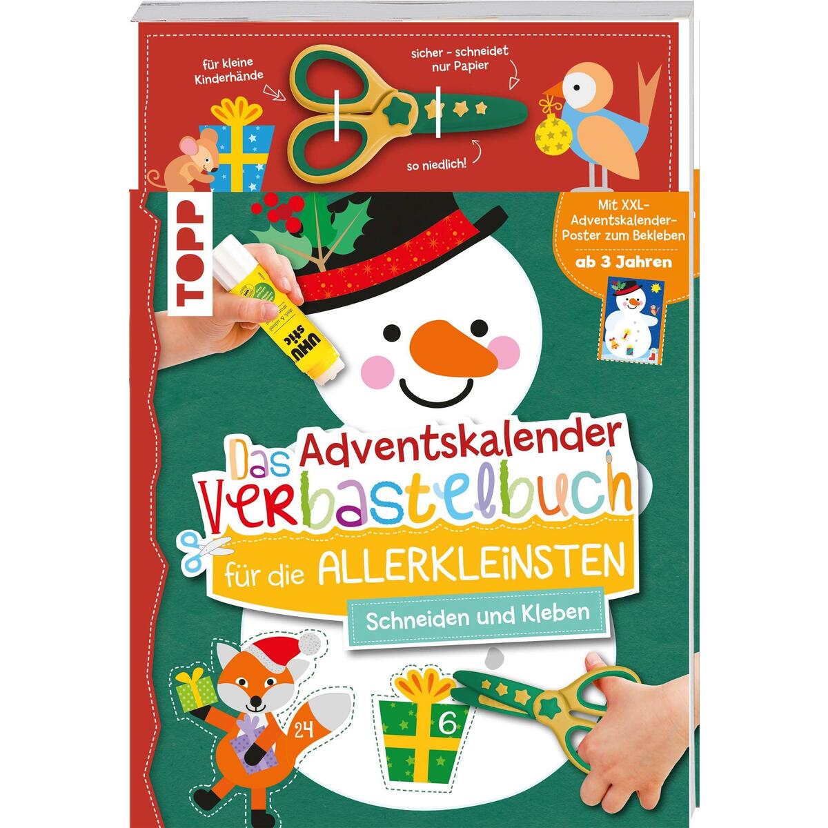 Das Adventskalender-Verbastelbuch für die Allerkleinsten. Schneiden und Kleben. ... Das Adventskalender-Verbastelbuch für die Allerkleinsten. Schneiden und Kleben. ... von Frech Verlag GmbH