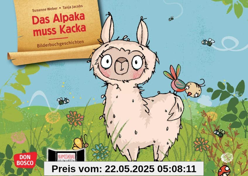 Das Alpaka muss Kacka. Kamishibai Bildkartenset: Eine Klo-Geschichte mit einfachen Reimen für das Erzähltheater. Trocken werden in der Krippe (Bilderbuchgeschichten für unser Erzähltheater)