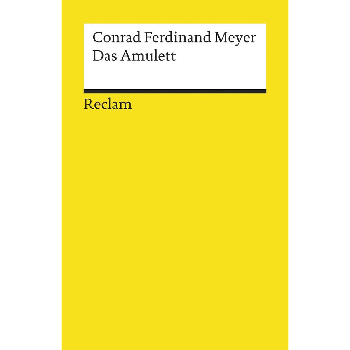 Das Amulett Das Amulett von Reclam Philipp Jun.