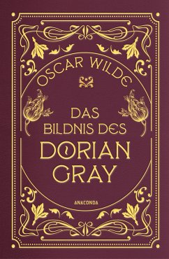 Das Bildnis des Dorian Gray. Gebunden In Cabra-Leder mit Goldprägung von Anaconda
