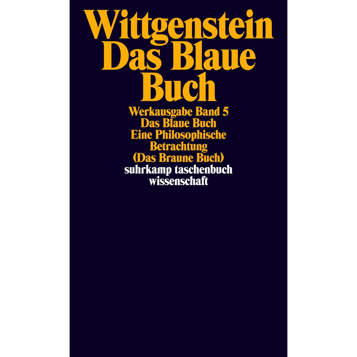 Das Blaue Buch Das Blaue Buch von Suhrkamp Verlag