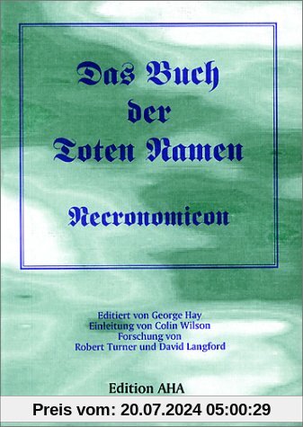 Das Buch der Toten Namen, Necronomicon