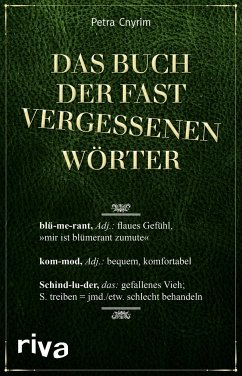 Das Buch der fast vergessenen Wörter von Riva / riva Verlag