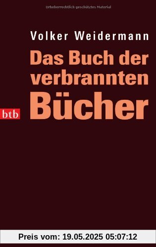 Das Buch der verbrannten Bücher Das Buch der verbrannten Bücher