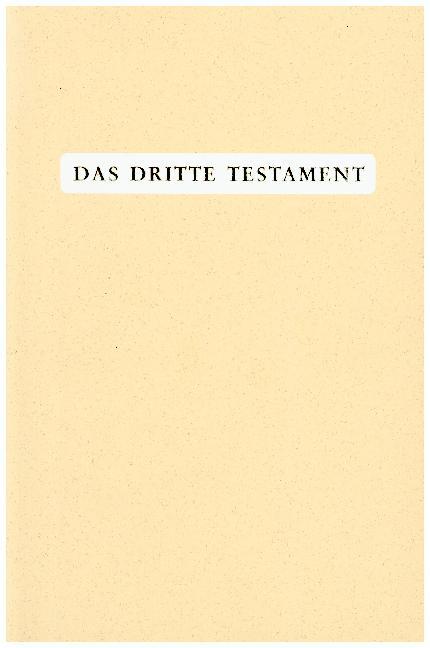 Das Dritte Testament von Reichl O.