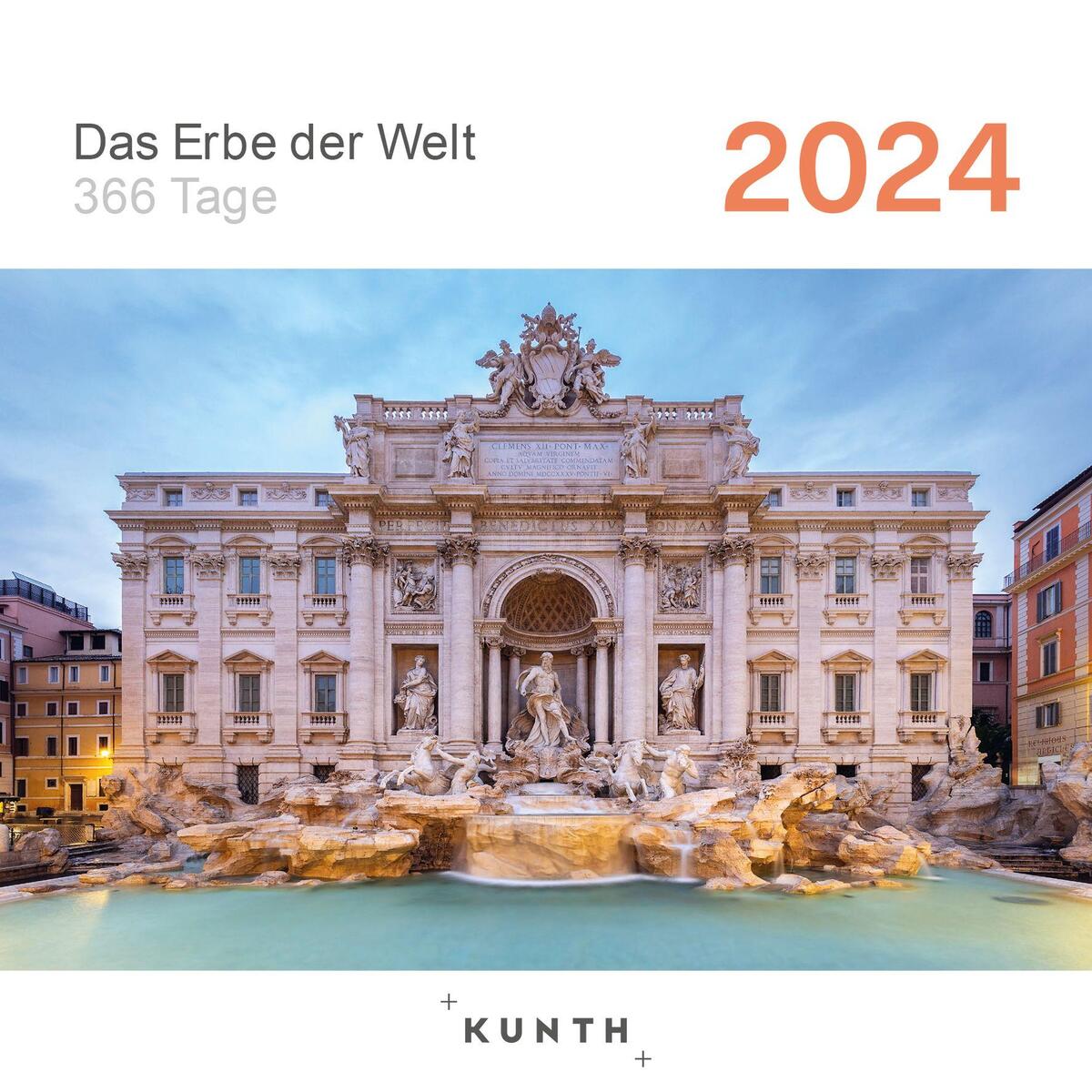 Das Erbe der Welt - KUNTH 366-Tage-Abreißkalender 2024 von Kunth GmbH Kalender