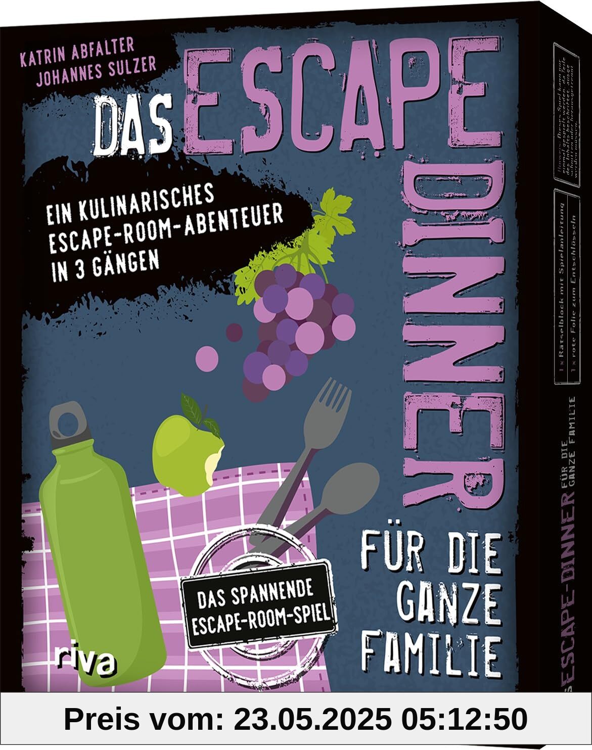 Das Escape-Dinner für die ganze Familie: Ein kulinarisches Escape-Room-Abenteuer in 3 Gängen. Geschenk für Eltern, Kinder, Fans von Escape Room, ... Geburtstag, Weihnachten, Spieleabend. Ab 8 J.