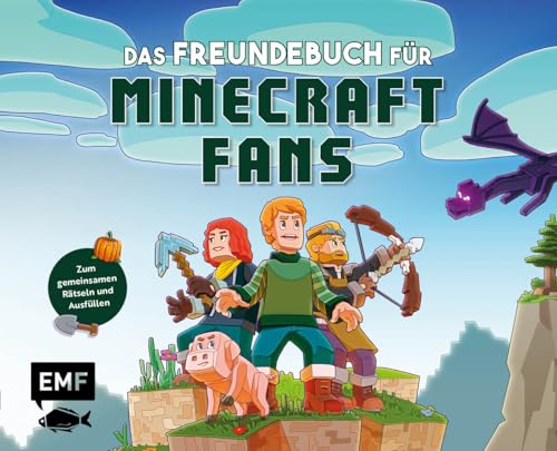 Das Freundebuch für Minecraft-Fans: Mit Geburtstagskalender und Seiten zum gemeinsam Rätseln und Ausfüllen von Edition Michael Fischer / EMF Verlag