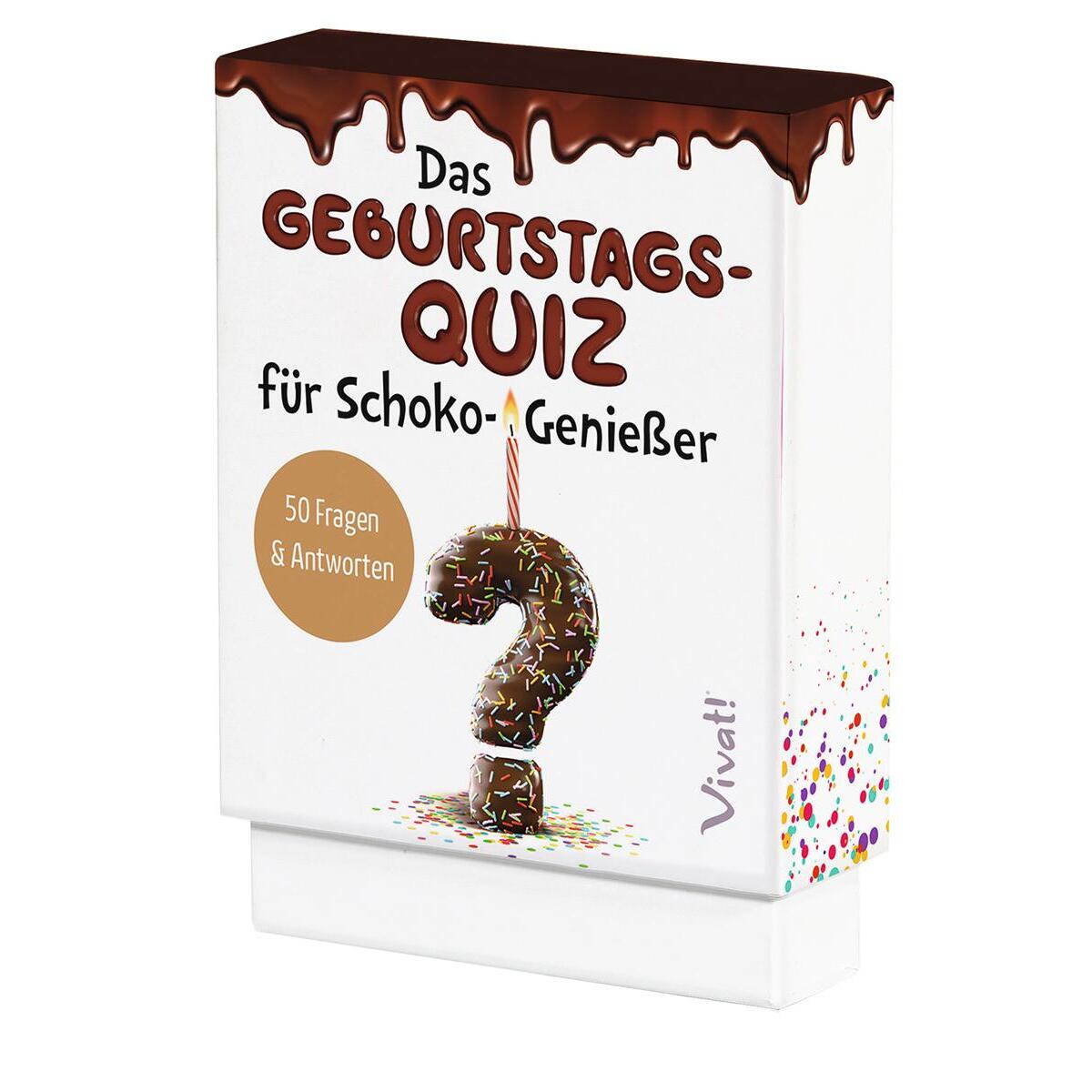 Das Geburtstagsquiz für Schoko-Genießer Das Geburtstagsquiz für Schoko-Genießer von St. Benno Verlag
