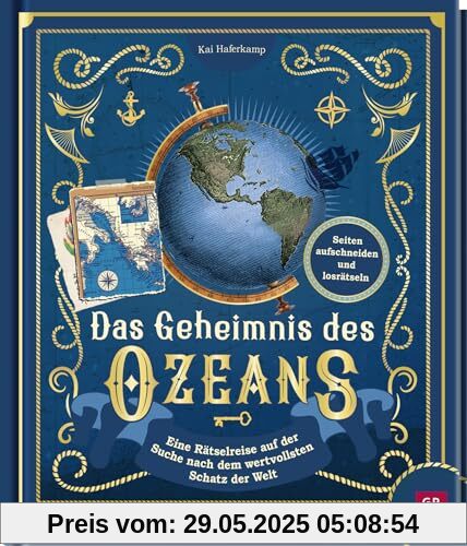 Das Geheimnis des Ozeans: Eine Rätselreise auf der Suche nach dem wertvollsten Schatz der Welt | Rätselbuch mit Seiten zum Auftrennen | Logik-, ... (Geschenke für alle, die das Meer lieben)