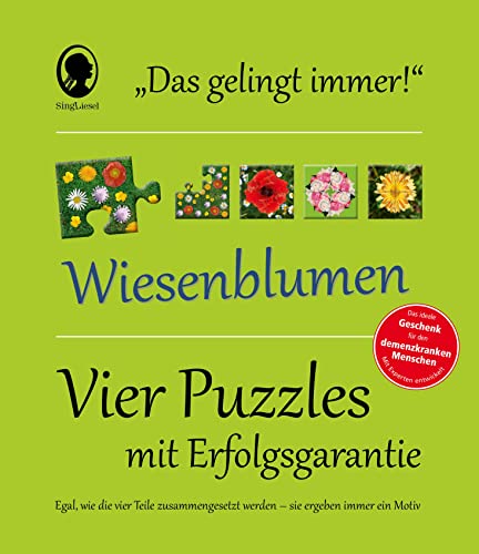 SingLiesel-Puzzle Wiesenblumen. Das Demenz-Puzzle, das Immer gelingt