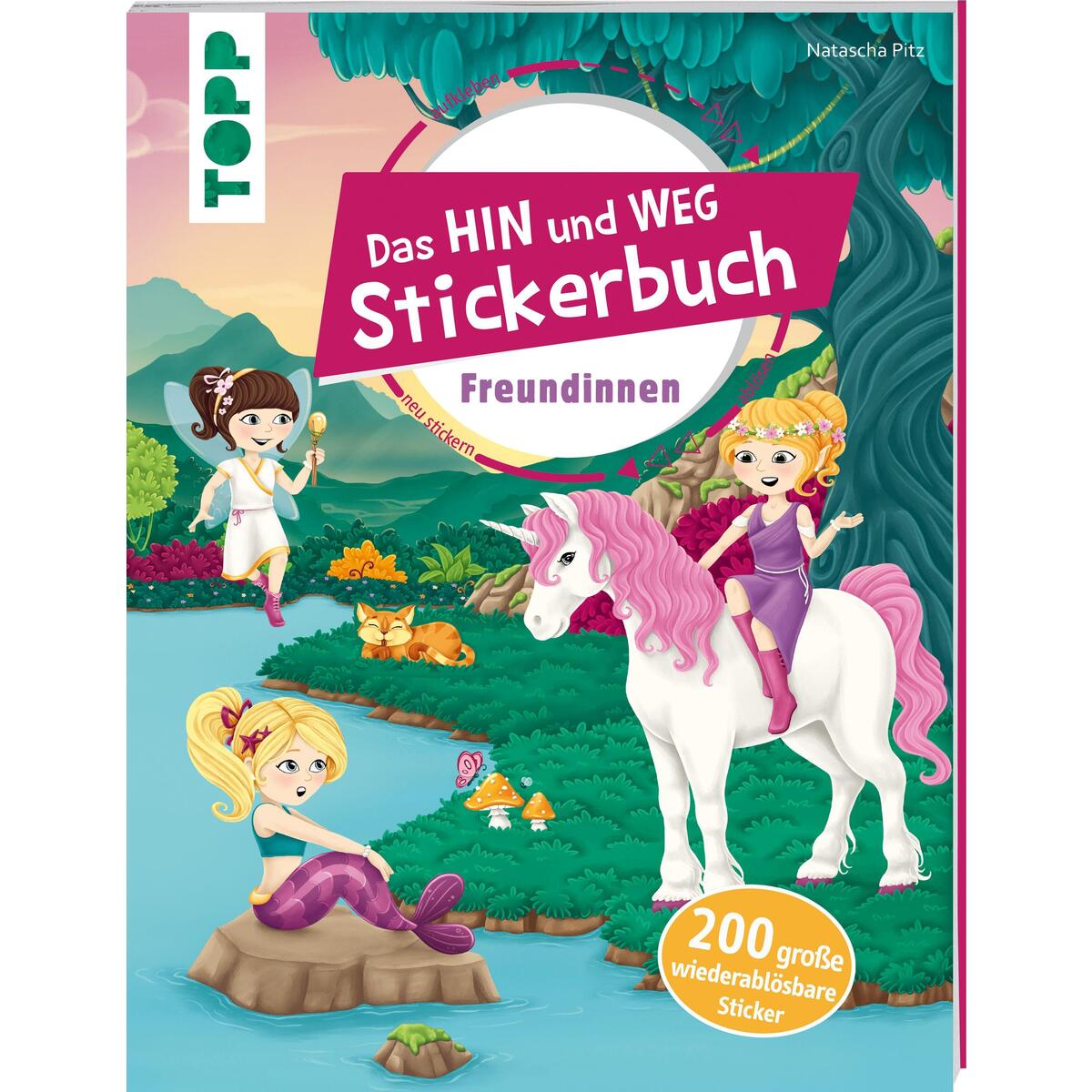 Das Hin-und-weg-Stickerbuch Freundinnen von Frech Verlag GmbH