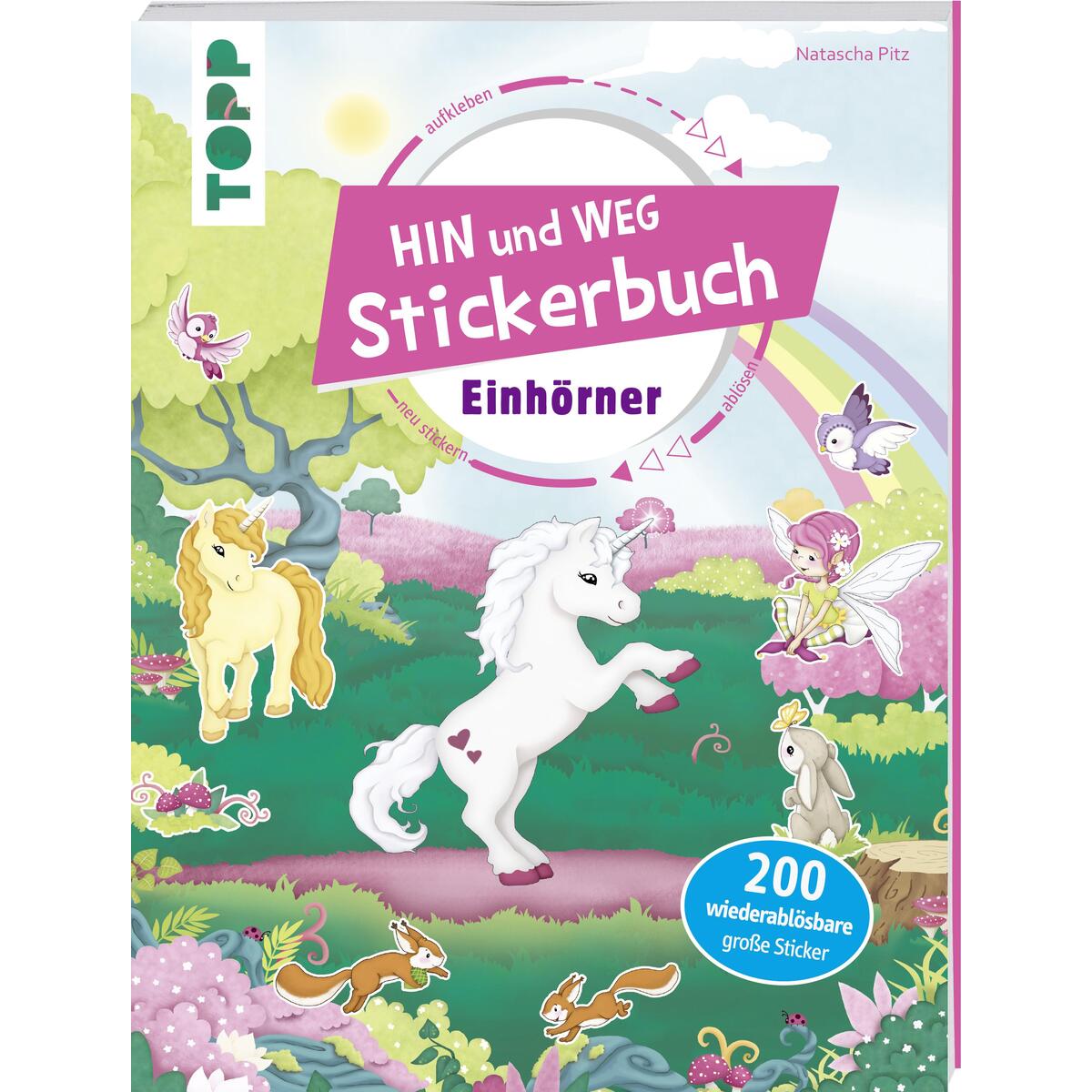 Das Hin-und-weg-Stickerbuch. Einhörner Das Hin-und-weg-Stickerbuch. Einhörner von Frech Verlag GmbH