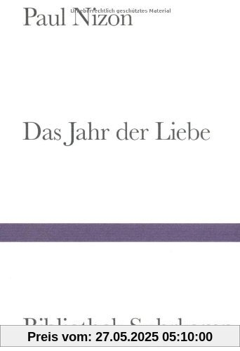 Das Jahr der Liebe