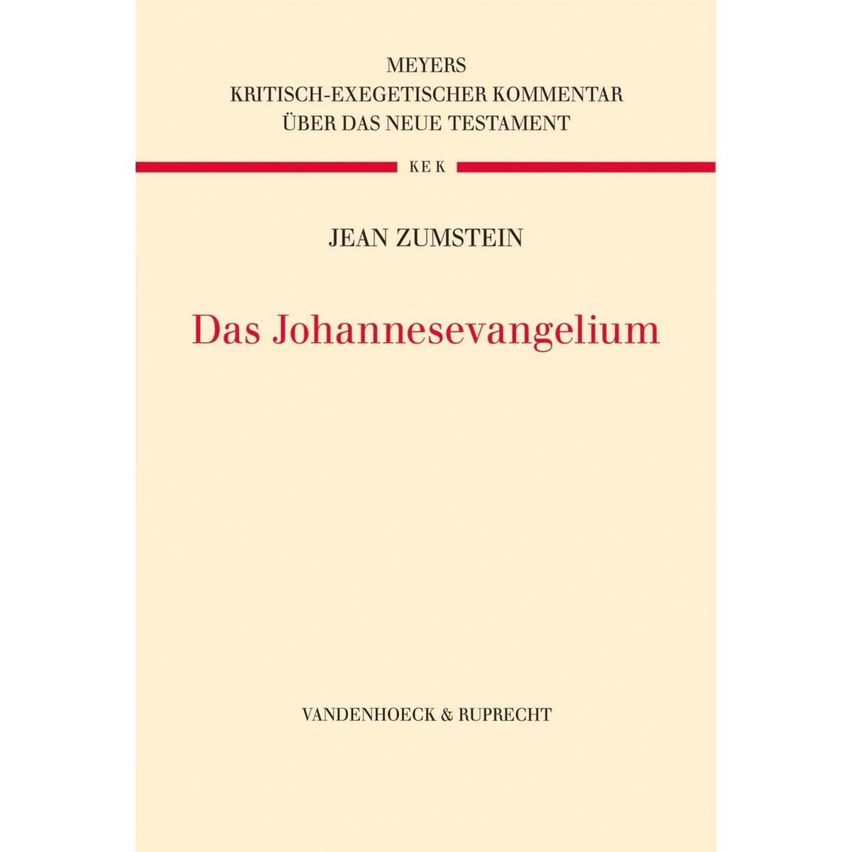 Das Johannesevangelium von Vandenhoeck + Ruprecht