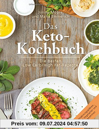 Das Keto-Kochbuch: Die besten Low-Carb/High-Fat-Rezepte