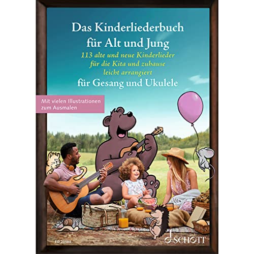 Das Kinderliederbuch für Alt und Jung: 113 alte und neue Kinderlieder für die Kita und zuhause, leicht arrangiert für Gesang und Ukulele. Gesang und ... Liederbuch. (Liederbücher für Alt und Jung)