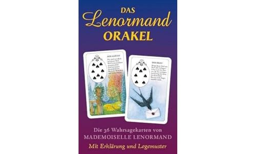 Das Lenormand Orakel: Die 36 Wahrsagenkarten von Mademoiselle Lenormand – Mit Erklärung und Legemuster: Die 36 Wahrsagekarten von Mademoiselle Lenormand. Mit Erklärung und Legemuster Das Lenormand Orakel: Die 36 Wahrsagenkarten von Mademoiselle Lenormand – Mit Erklärung und Legemuster: Die 36 Wahrsagekarten von Mademoiselle Lenormand. Mit Erklärung und Legemuster