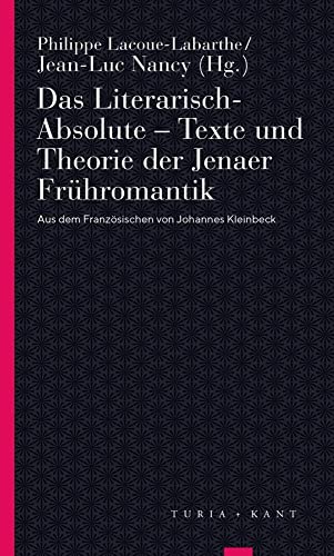 Das Literarisch-Absolute. Texte und Theorie der Jenaer Frühromantik (Turia Reprint)