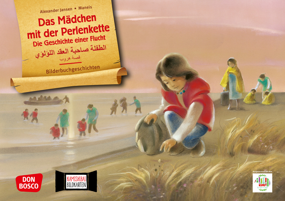 Das Mädchen mit der Perlenkette. Die Geschichte einer Flucht. Kamishibai Bildkartenset Das Mädchen mit der Perlenkette. Die Geschichte einer Flucht. Kamishibai Bildkartenset von Don Bosco Medien