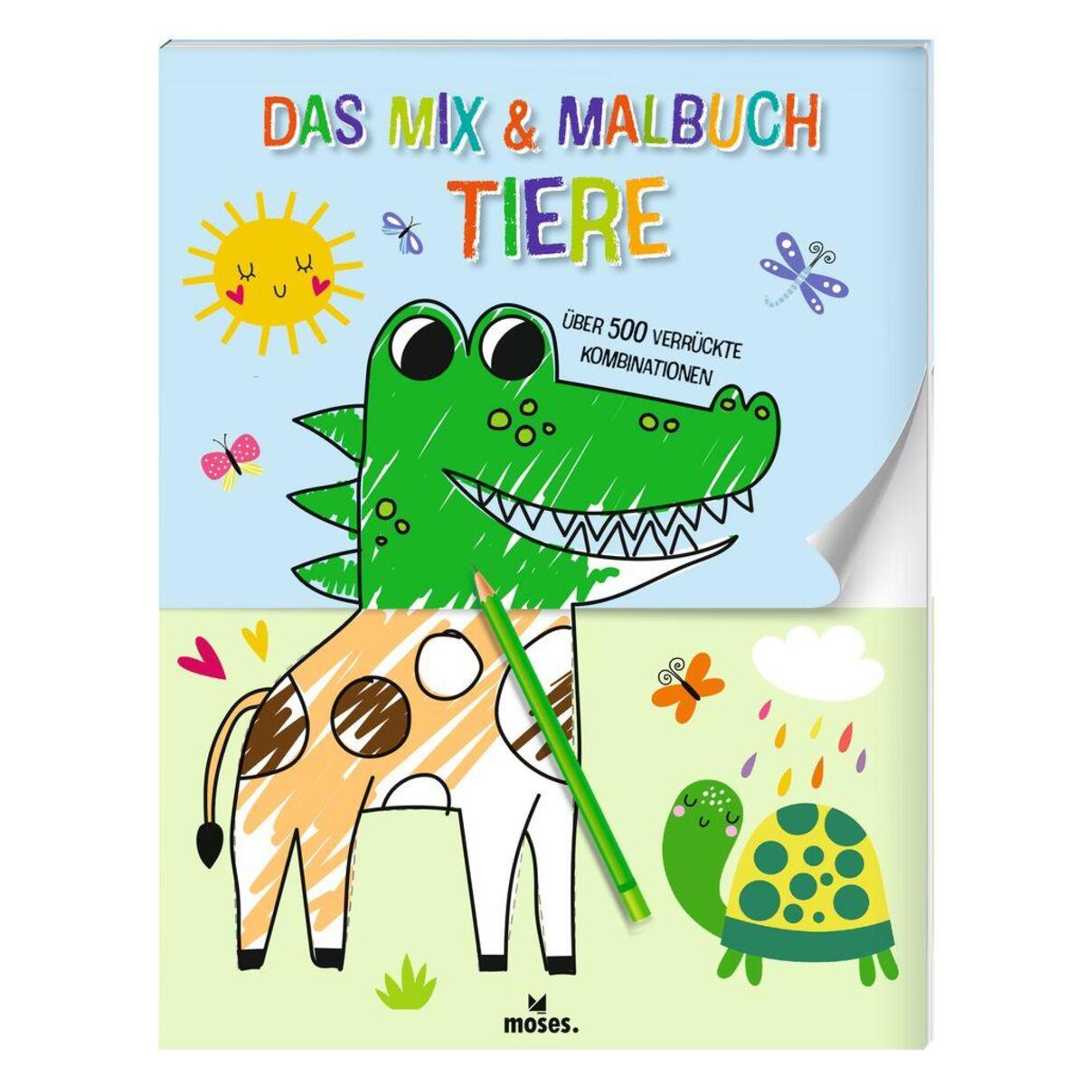 Das Mix & Malbuch Tiere Das Mix & Malbuch Tiere von Moses. Verlag GmbH