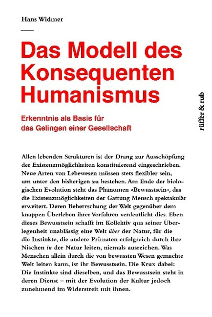 Das Modell des Konsequenten Humanismus Das Modell des Konsequenten Humanismus