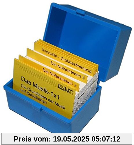 Das Musik-1x1, Lernkartei: Noten lernen, so einfach wie Vokabeln: Noten Lernen, einfach mit Karteikarten. Die Grundlagen der Musik auf Lernkarten Das Musik-1x1, Lernkartei: Noten lernen, so einfach wie Vokabeln: Noten Lernen, einfach mit Karteikarten. Die Grundlagen der Musik auf Lernkarten