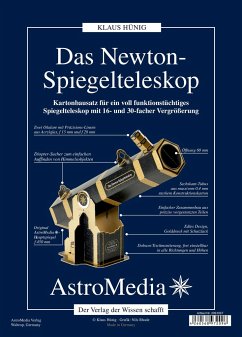 Das Newton-Spiegelteleskop, Kartonbausatz